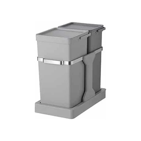 Deco Duo Pull Out Recycling Bin 20L+15L - Image 3