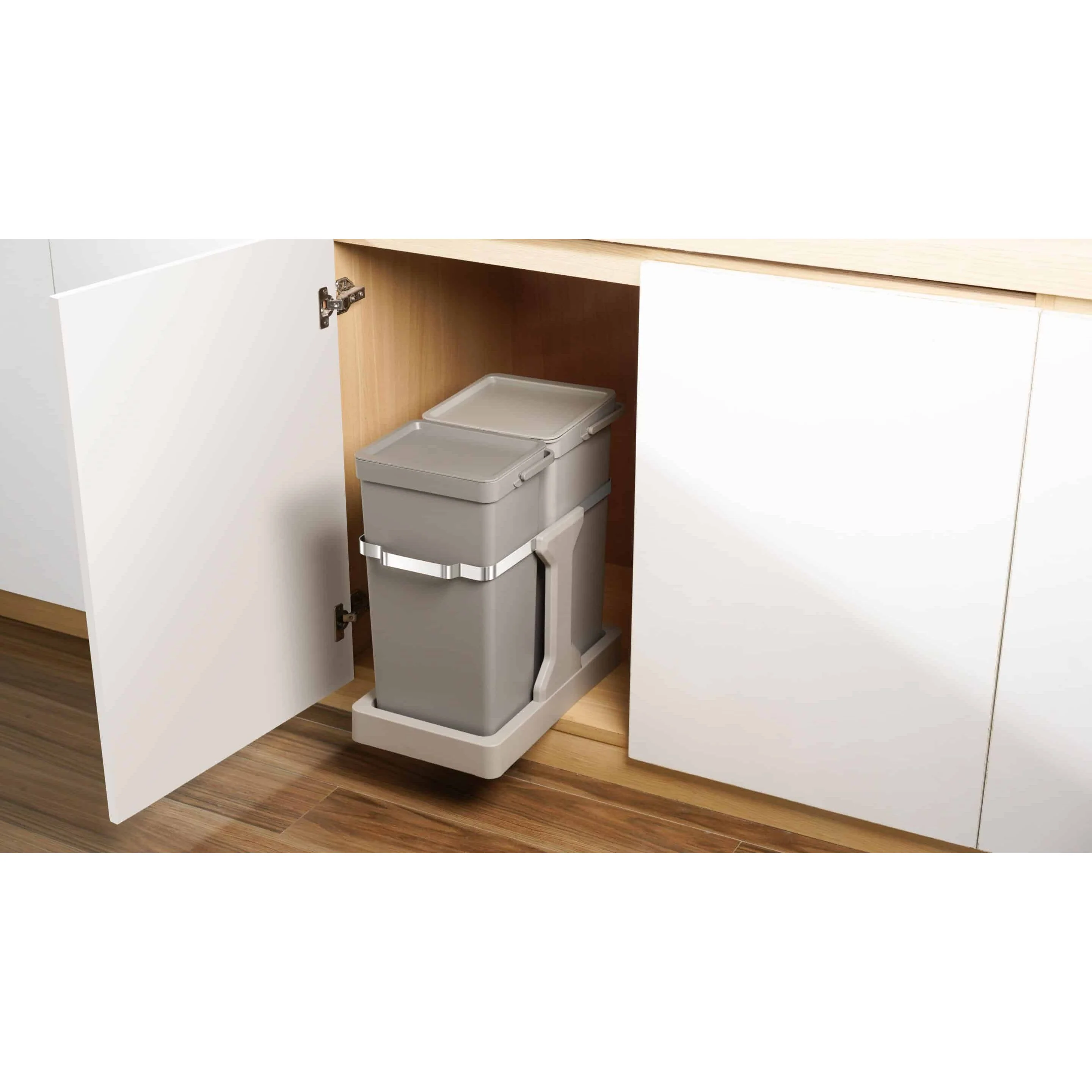 Deco Duo Pull Out Recycling Bin 20L+15L - Image 8