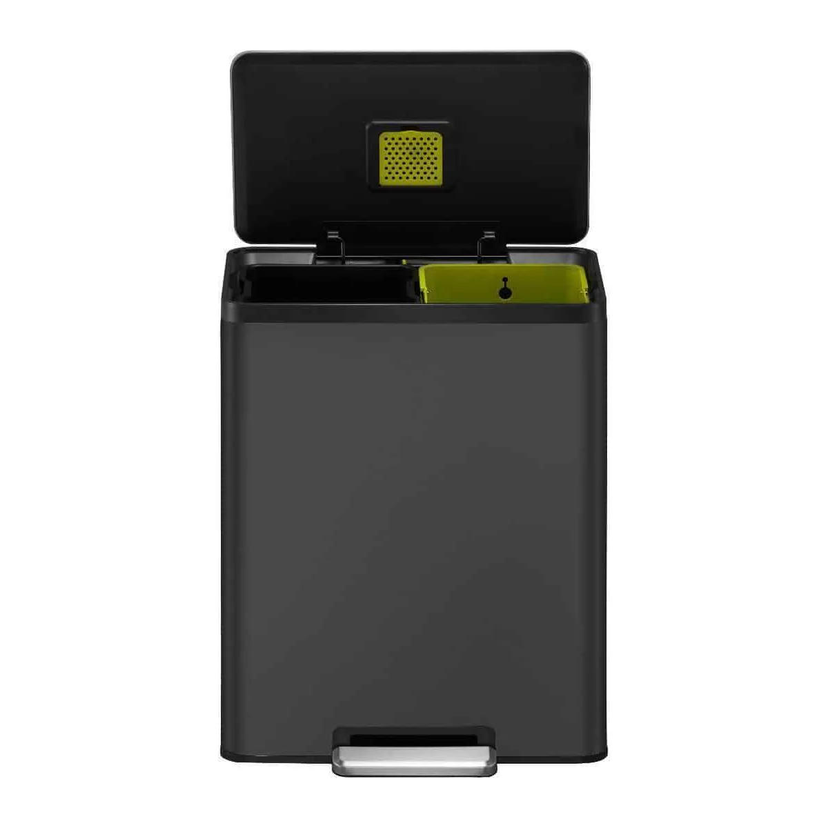 Ecocasa II Recycling Pedal Bin 30L+30L - Image 4