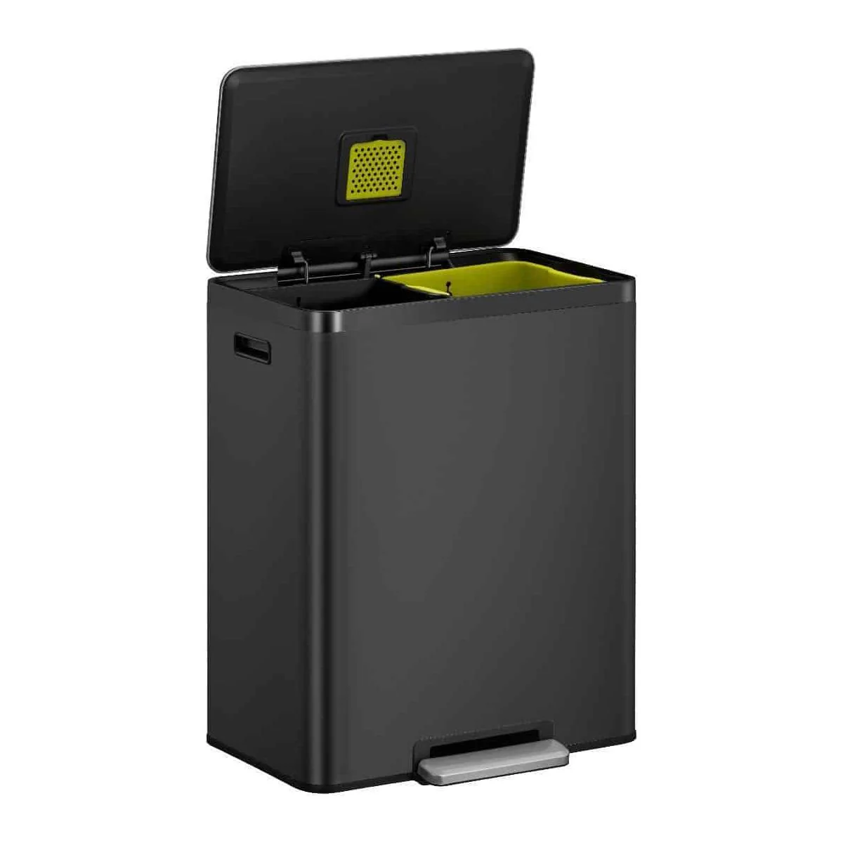 Ecocasa II Recycling Pedal Bin 30L+30L - Image 5
