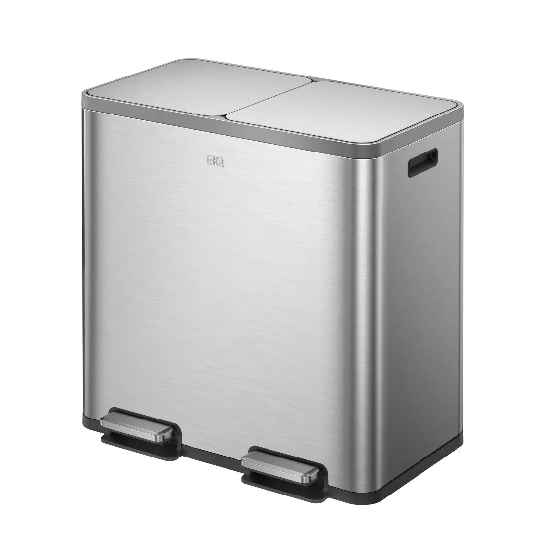Ecocasa Plus Recycling Pedal Bin 40+40L