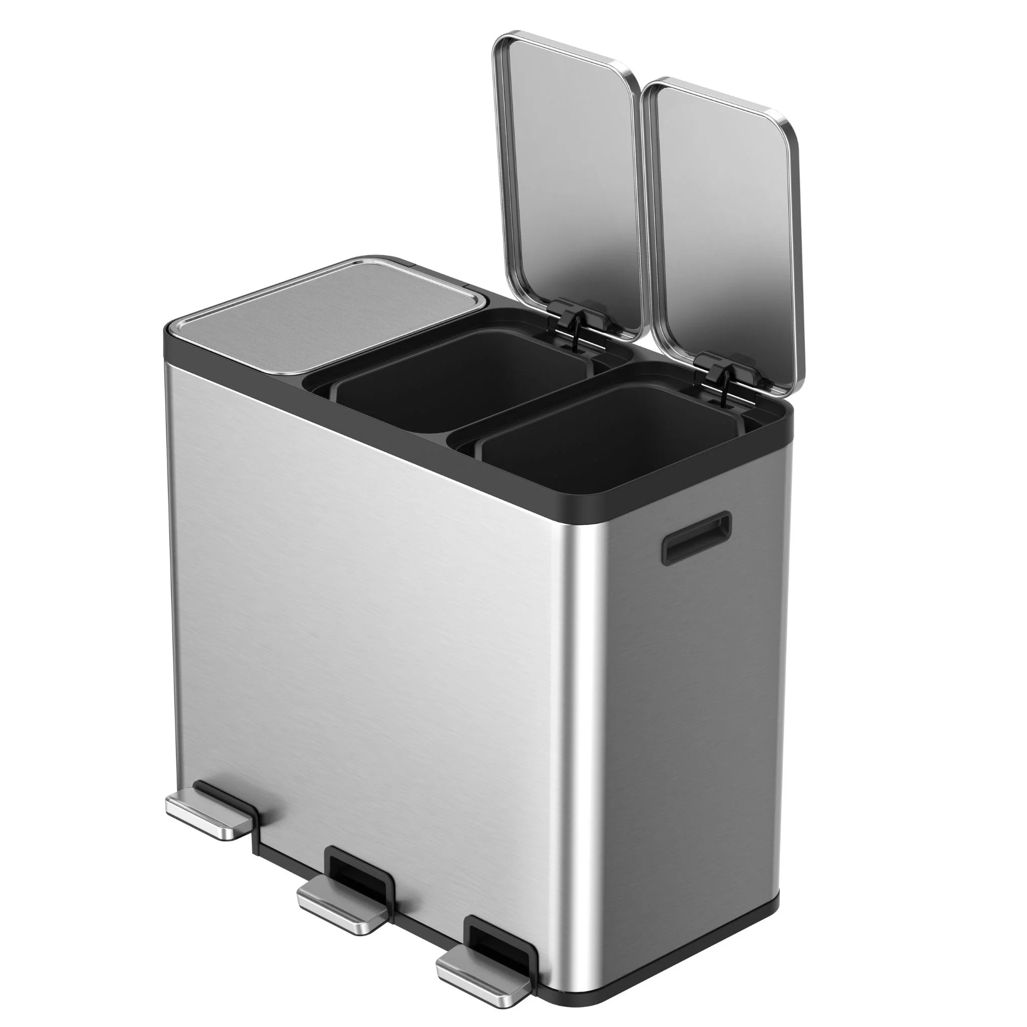 Ecocasa Recycling Pedal Bin 20L+20L+20L - Image 6