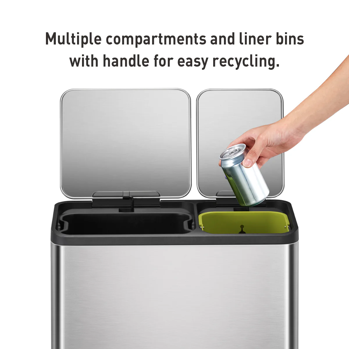 Ecocasa Recycling Pedal Bin 30L+20L - Image 10
