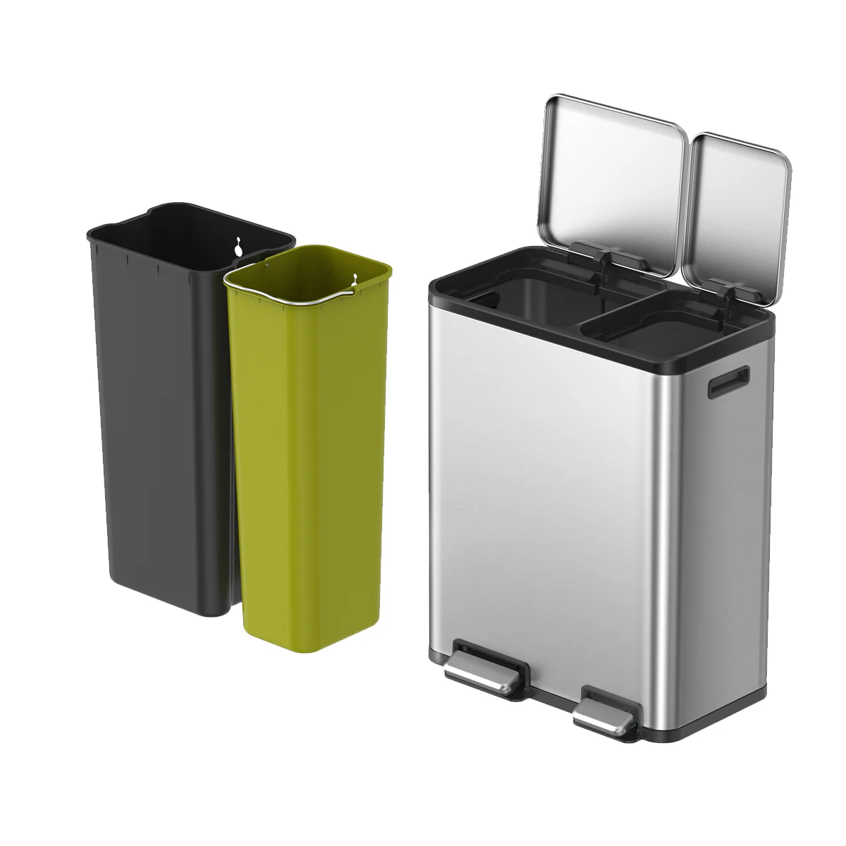 Ecocasa Recycling Pedal Bin 30L+20L - Image 14