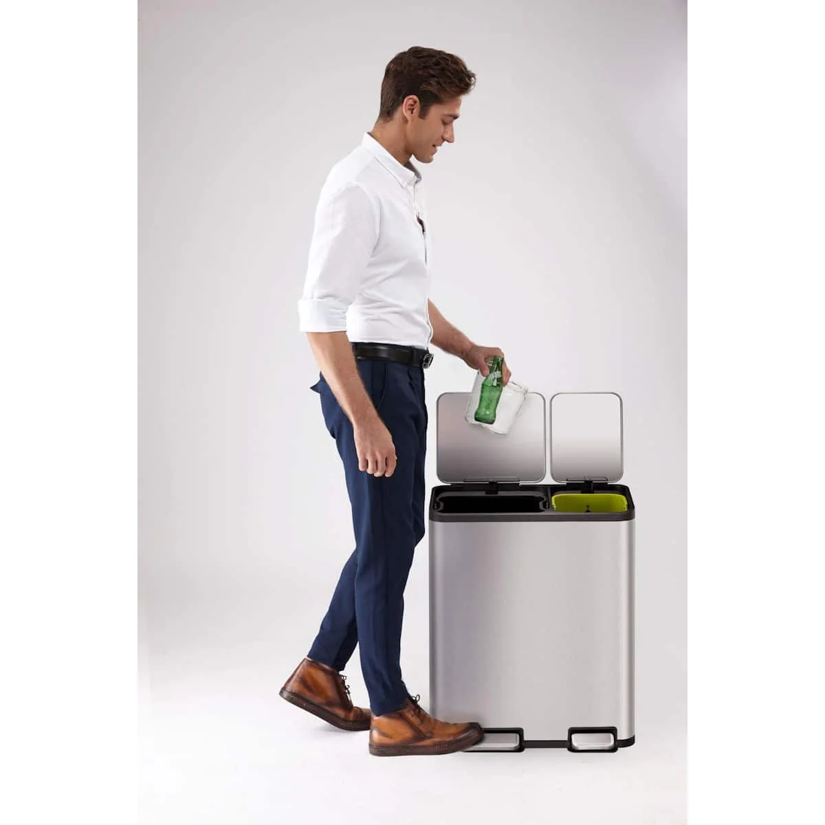 Ecocasa Recycling Pedal Bin 30L+20L - Image 6
