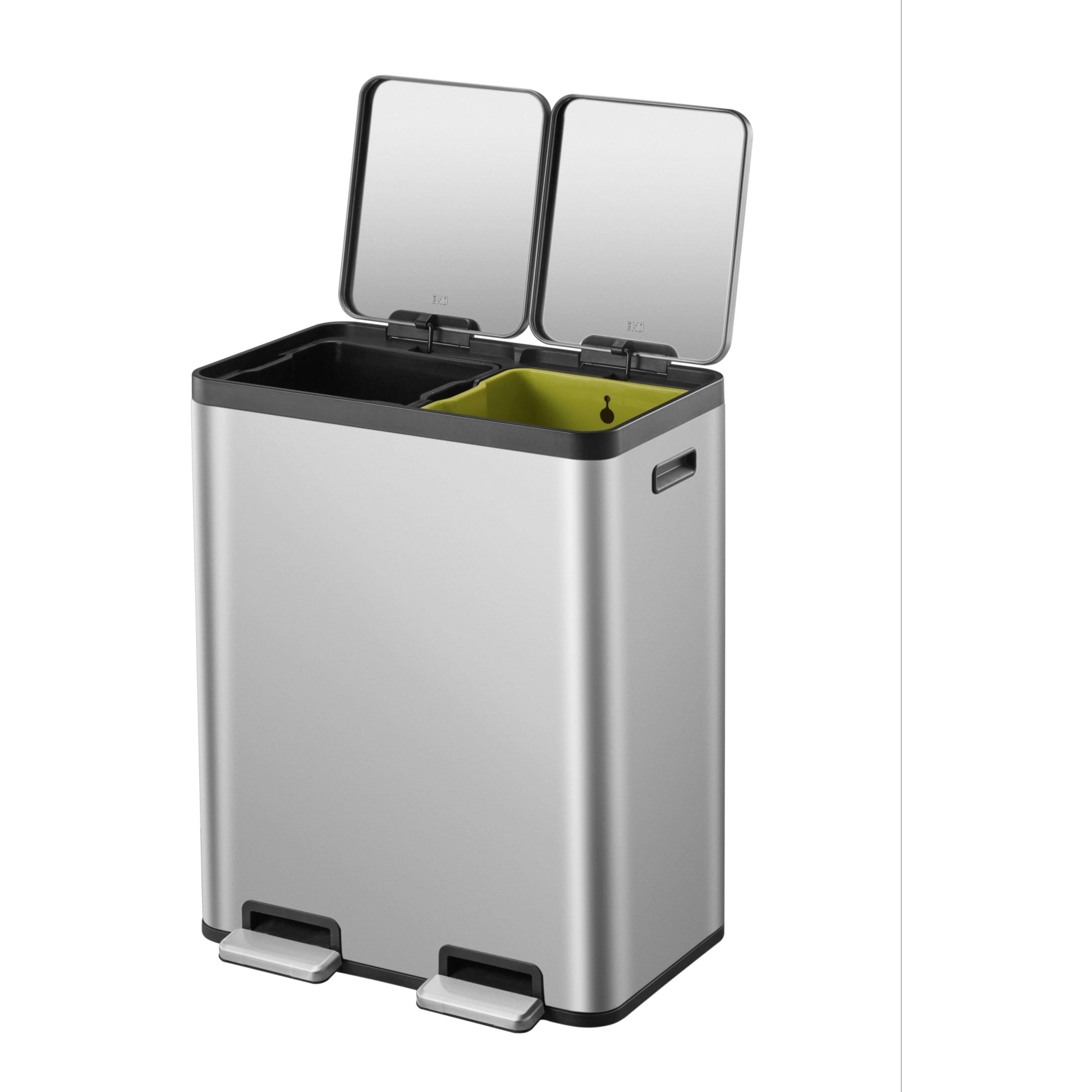 Ecocasa Recycling Pedal Bin MT 30L+30L - Image 2