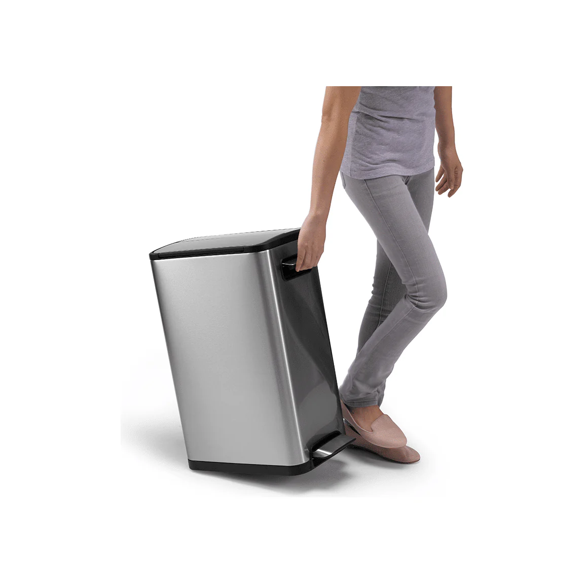 Ecofly Recycling Pedal Bin 20L+20L - Image 4