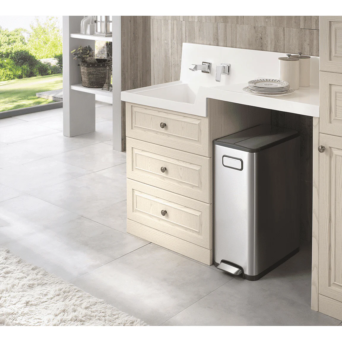 Ecofly Recycling Pedal Bin 20L+20L - Image 6