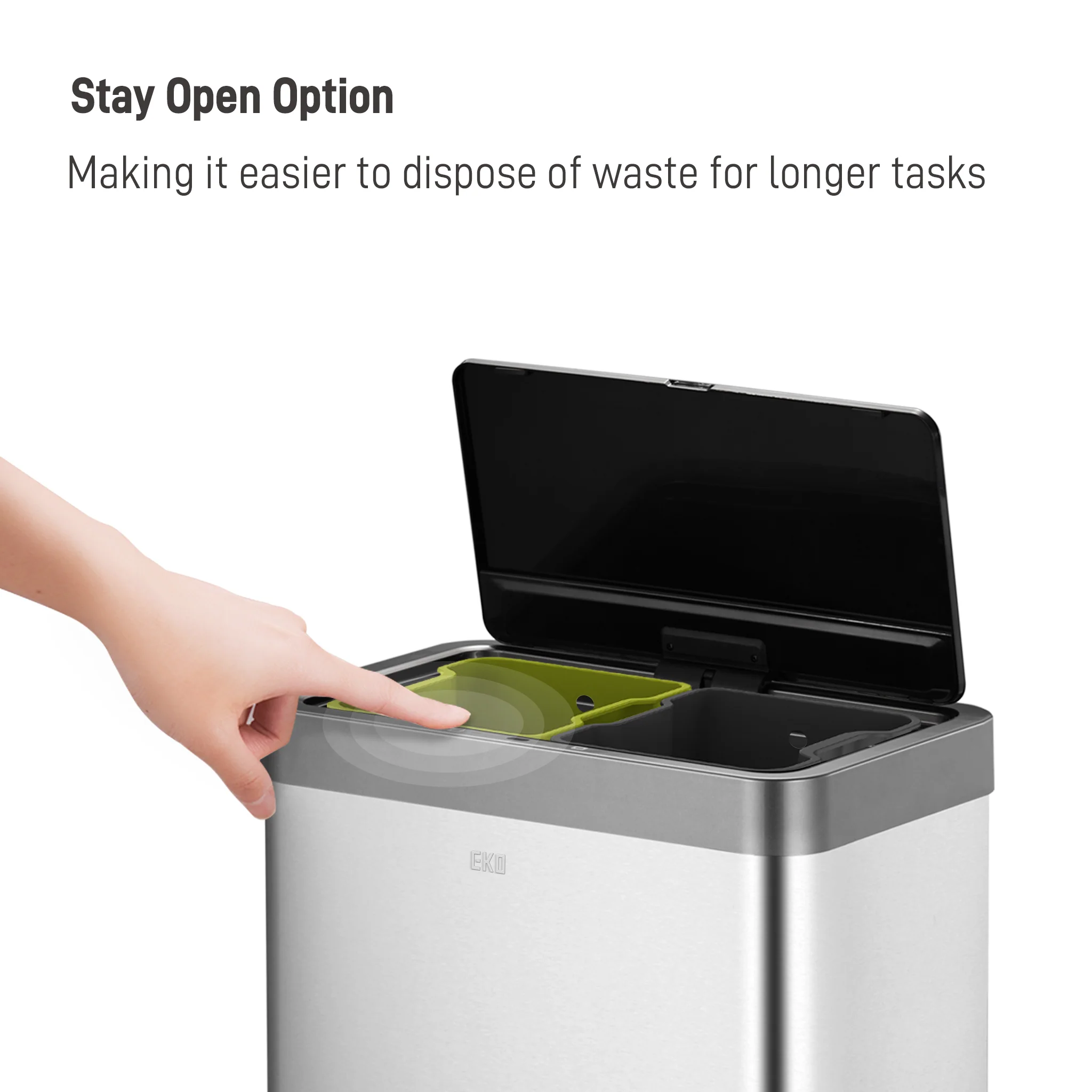 Mirage X Recycling Sensor Bin 20L+20L - Image 5
