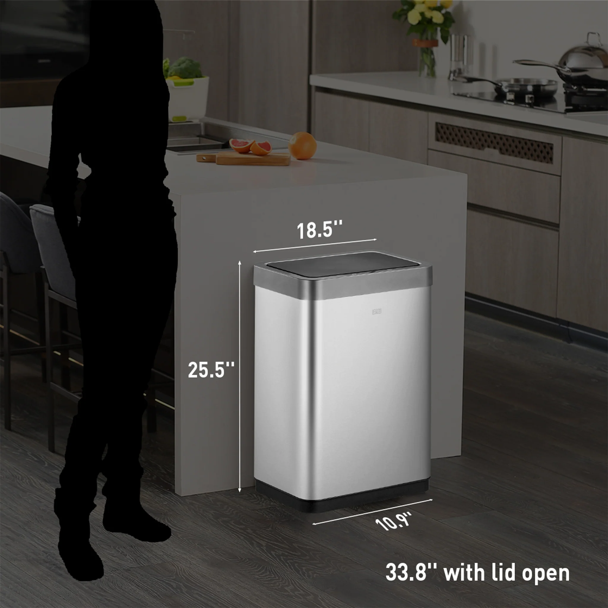 Mirage X Recycling Sensor Bin 20L+20L - Image 8