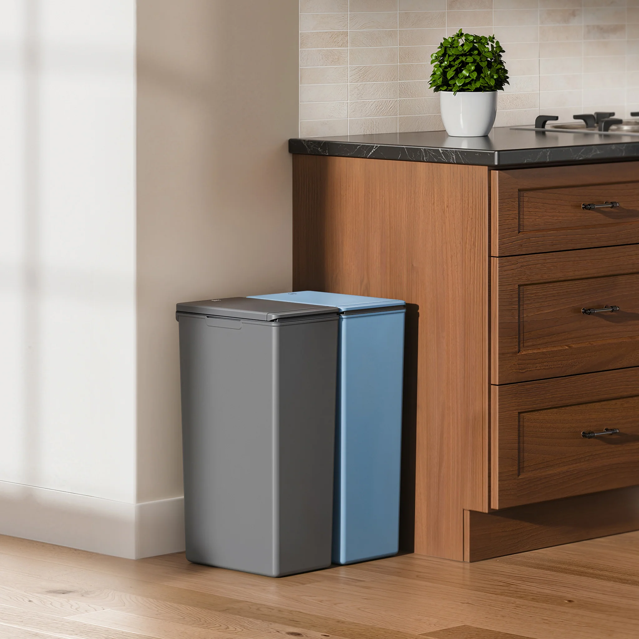 Morandi Touch Bin 30L Twin Pack - Image 13