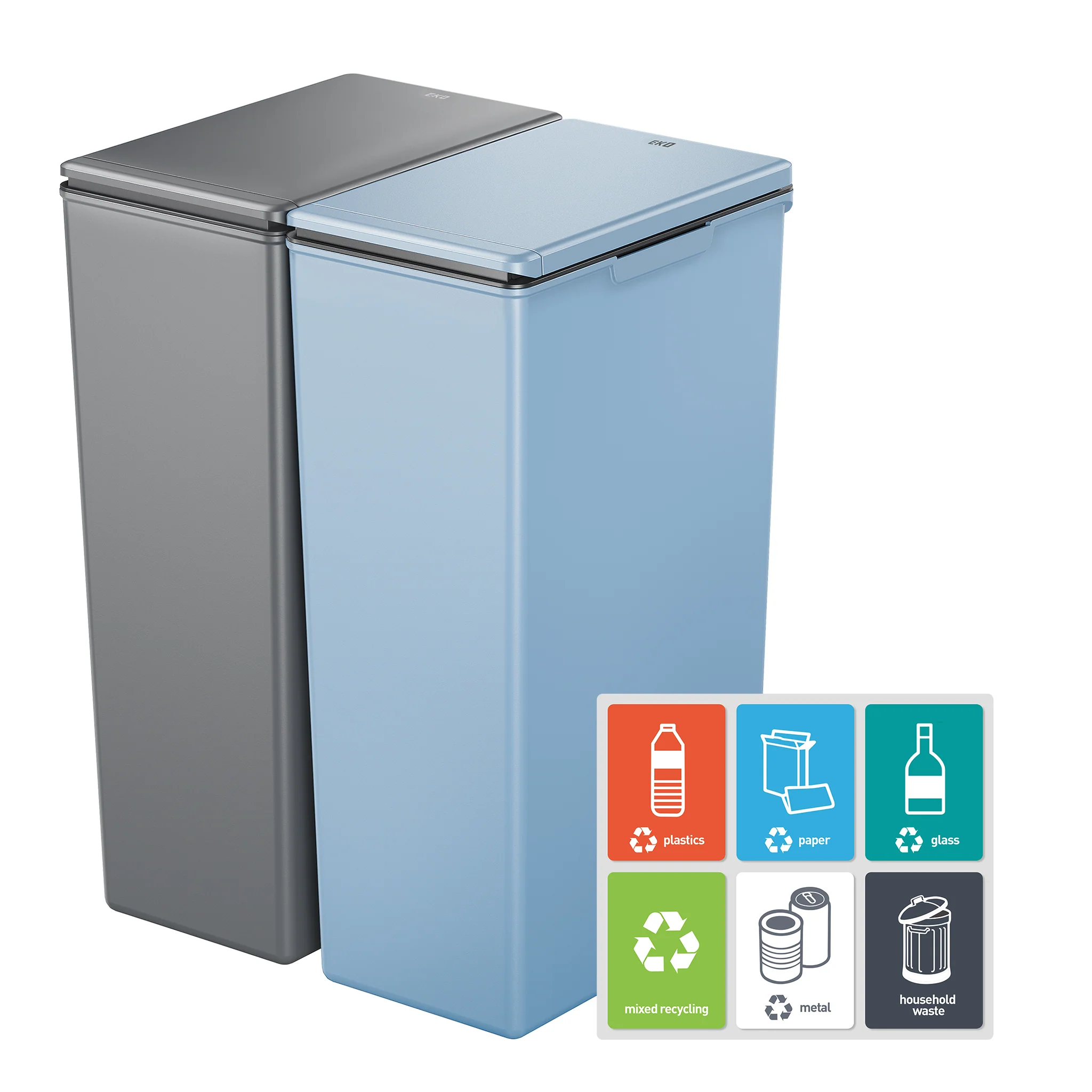 Morandi Touch Bin 30L Twin Pack - Image 3