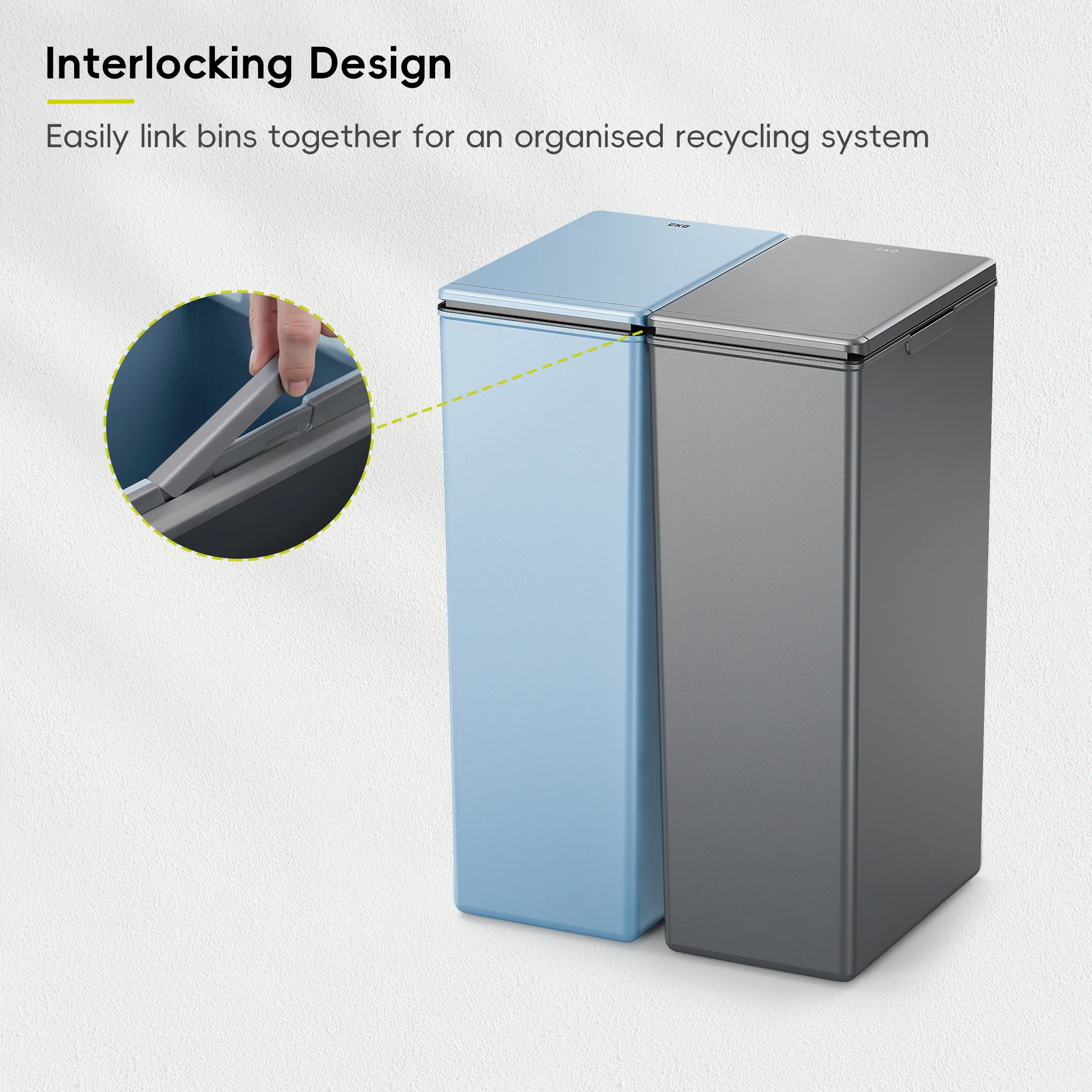 Morandi Touch Bin 40L Twin Pack - Image 7