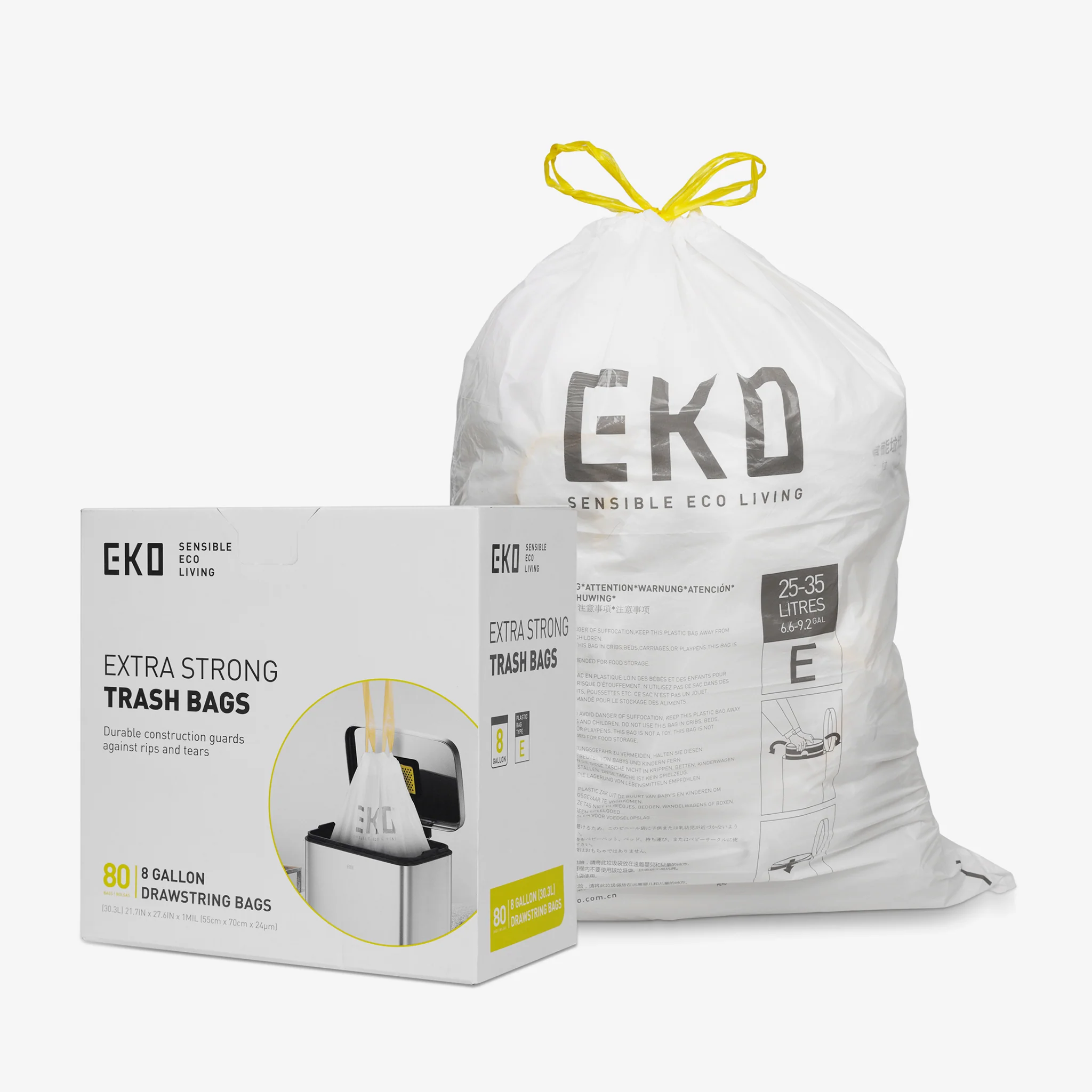 Size E Bin Liners 25L-35L, 12 bags - Image 11