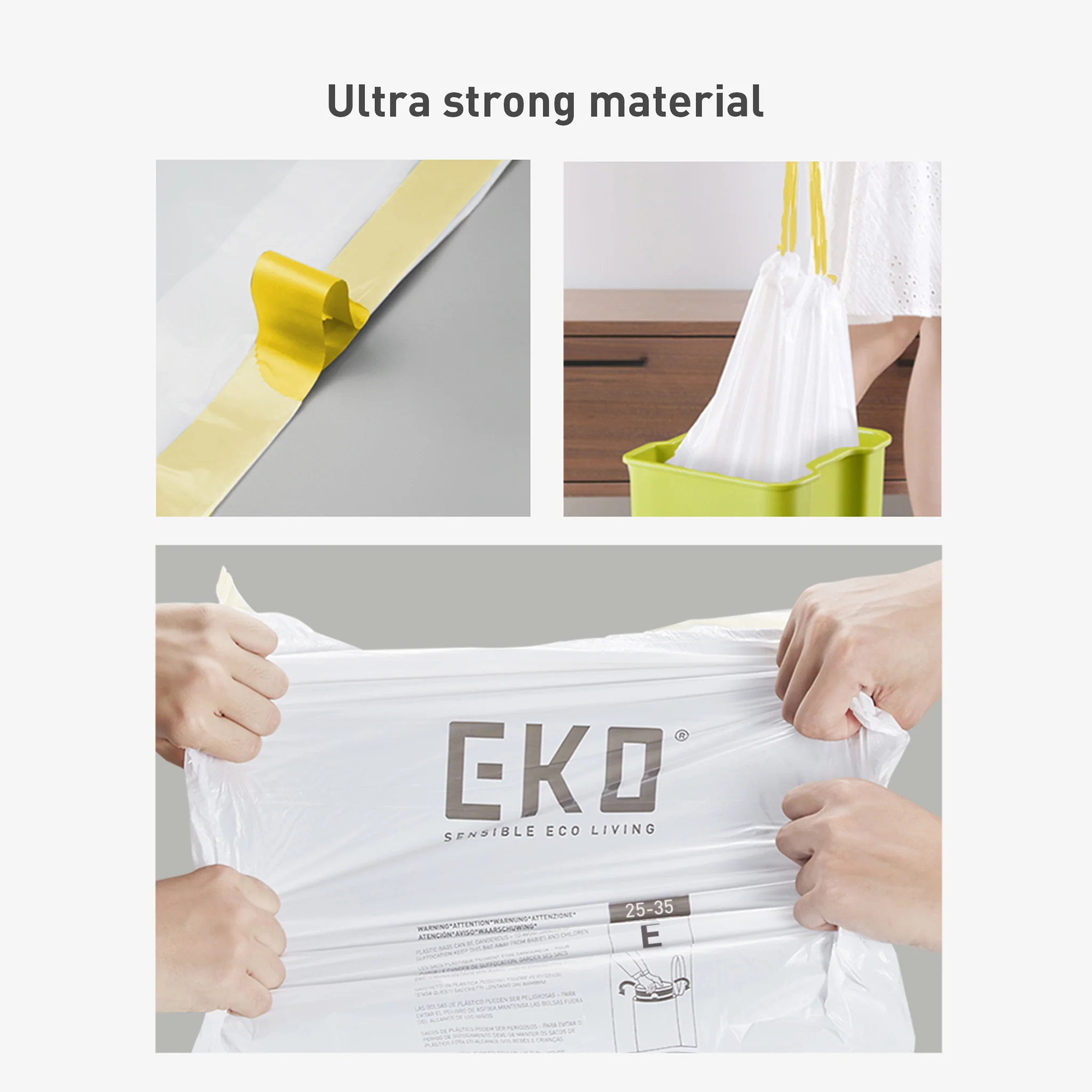 Size E Bin Liners 25L-35L, 12 bags - Image 14