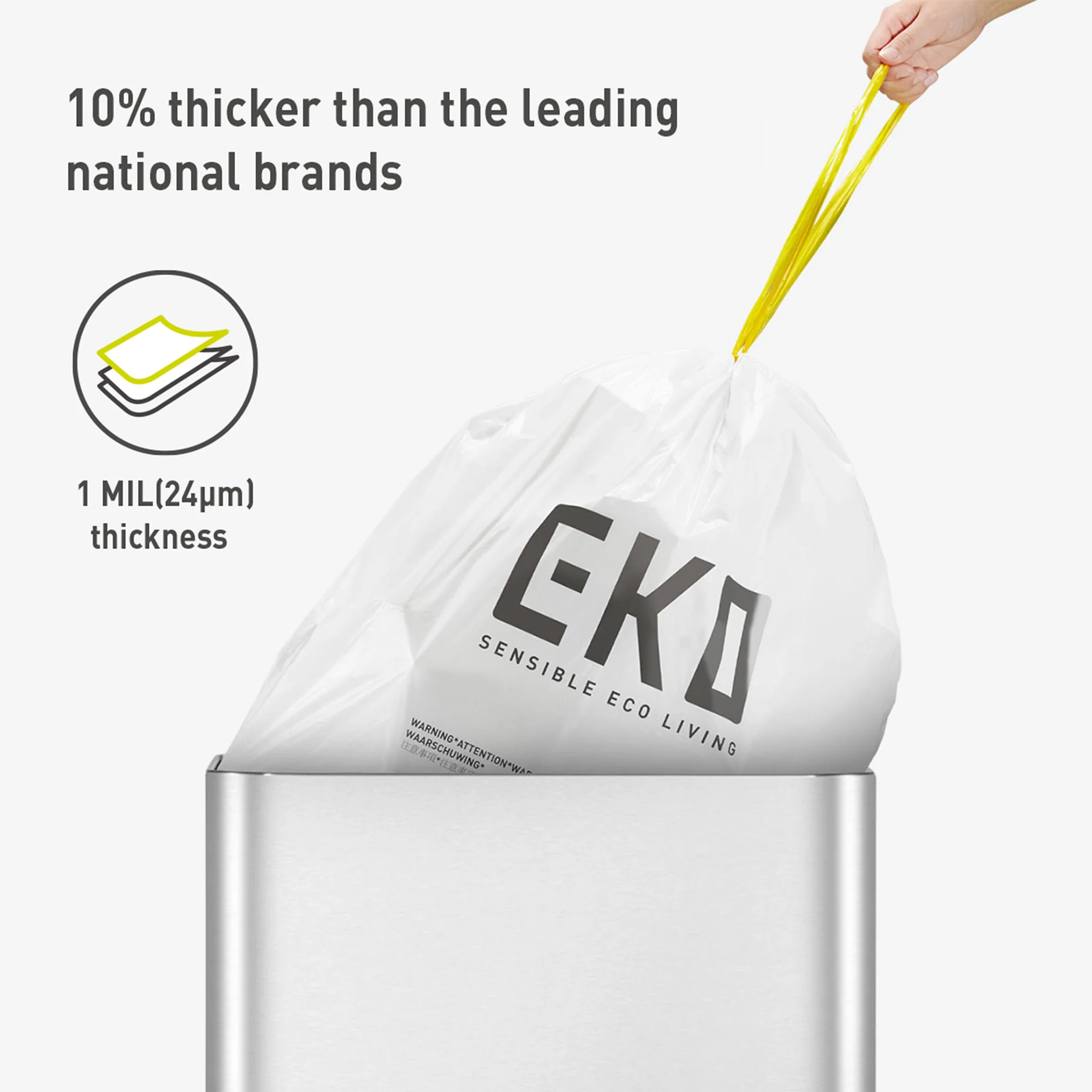 Size E Bin Liners 25L-35L, 12 bags - Image 15