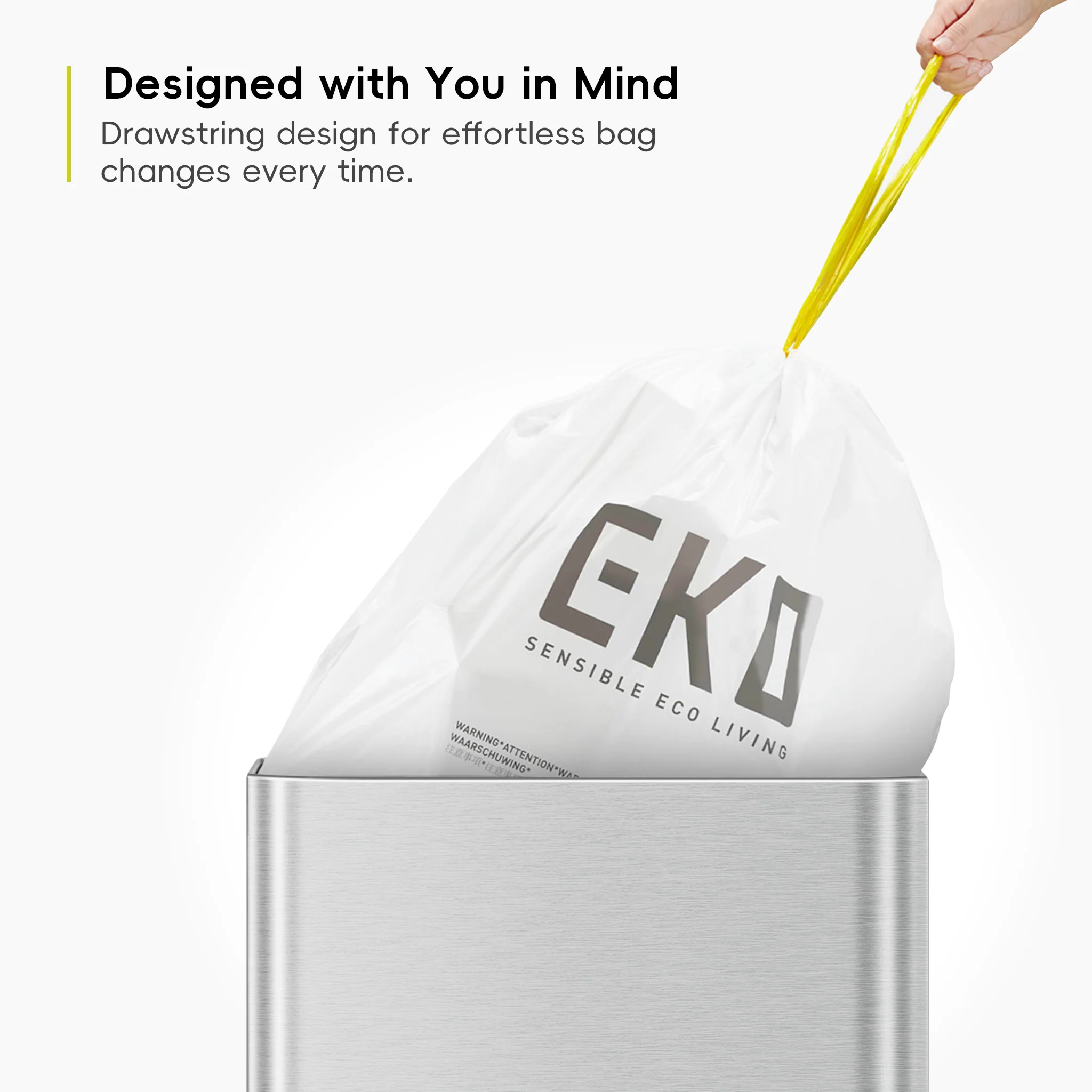 Size F Bin Liners 40L-60L, 12 bags - Image 5