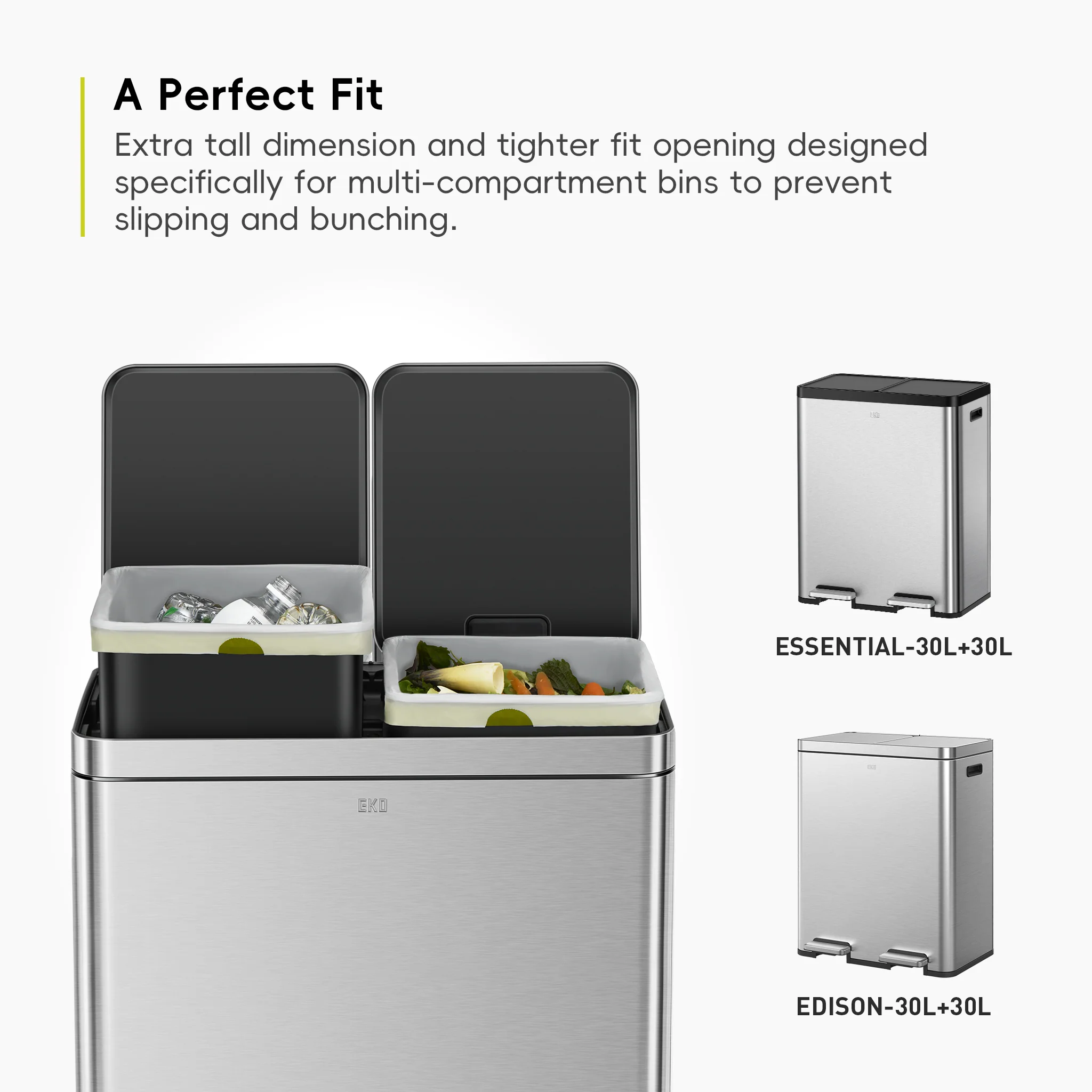 Size F-1 Bin Liners 18L-30L, 20 bags - Image 6