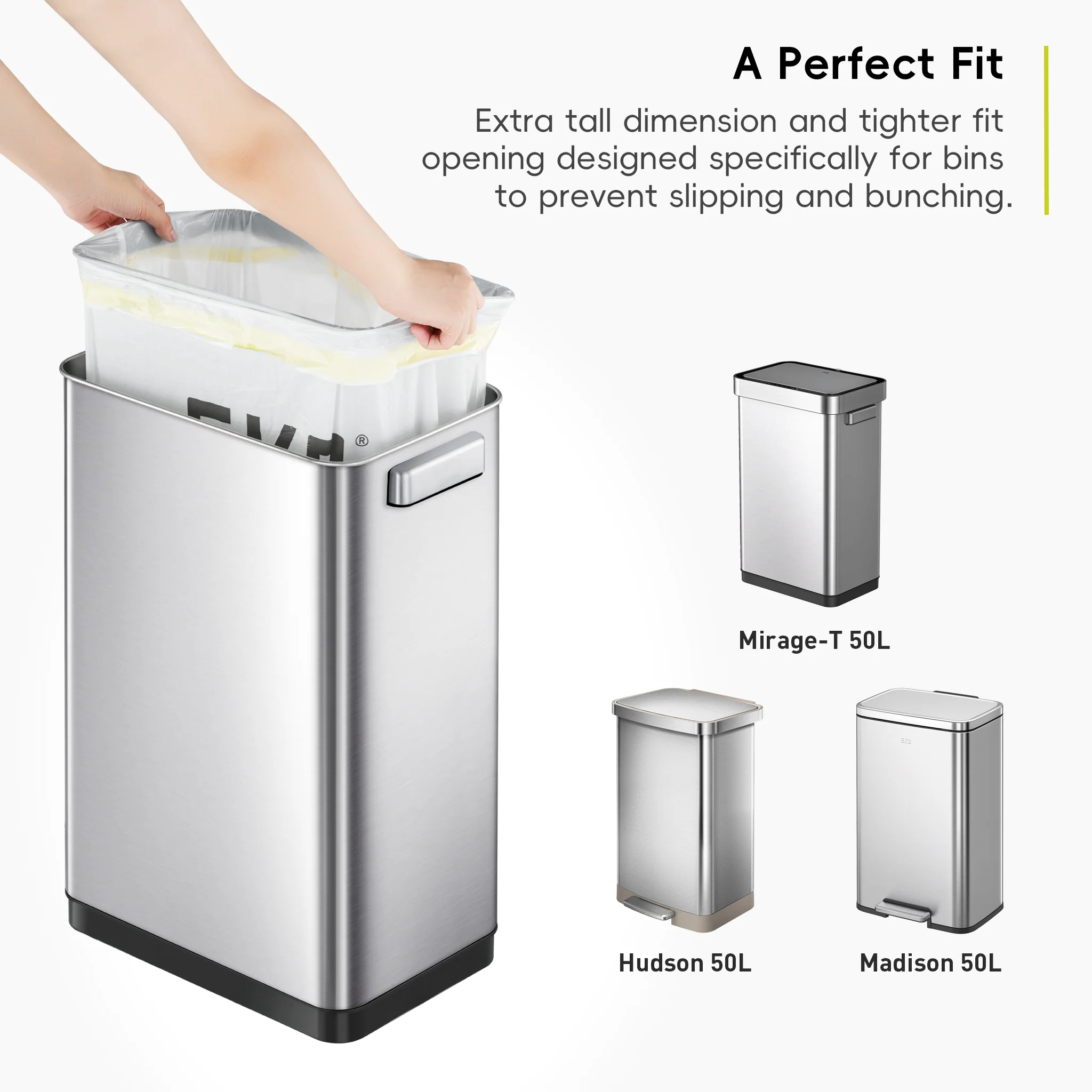 Size G Bin Liners  50L-90L, 10 bags - Image 6