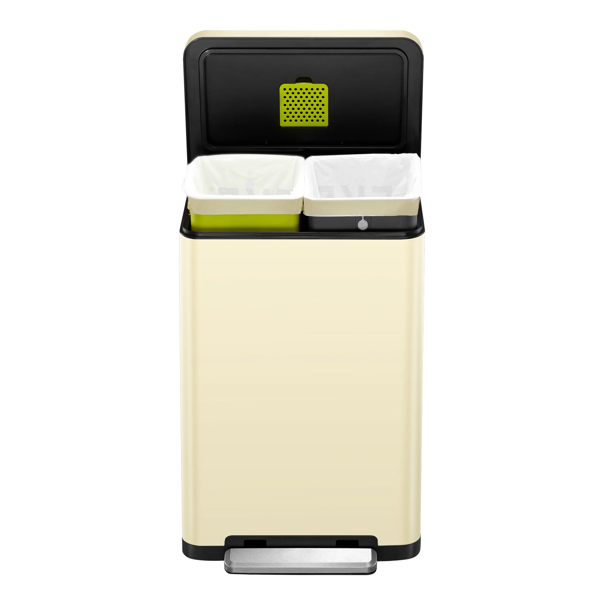 X Cube Recycling Pedal Bin 20L+20L - Image 11