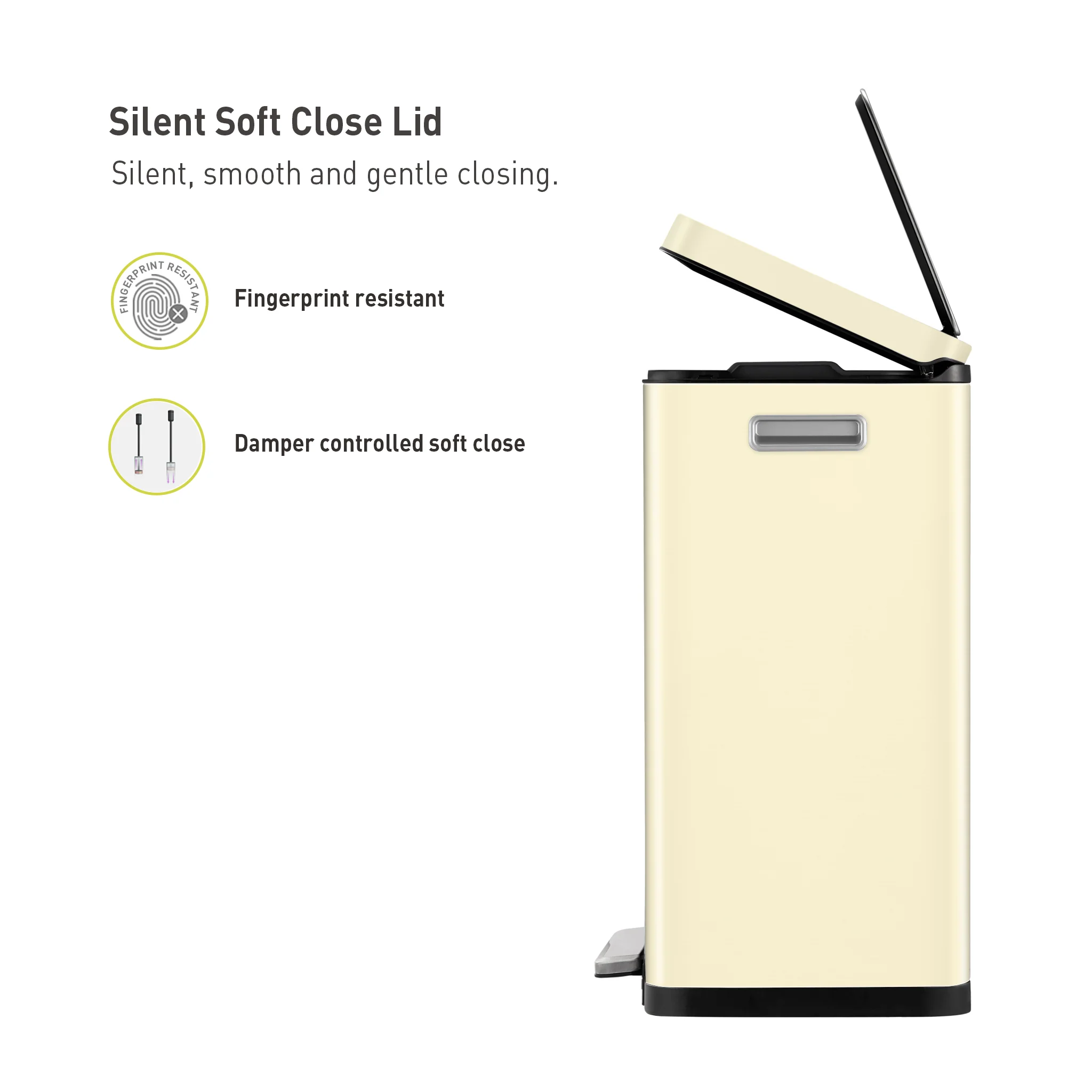 X Cube Recycling Pedal Bin 20L+20L - Image 12